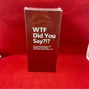 WTF Did You Say?!? A party game against all dignity and morality Card Game +18